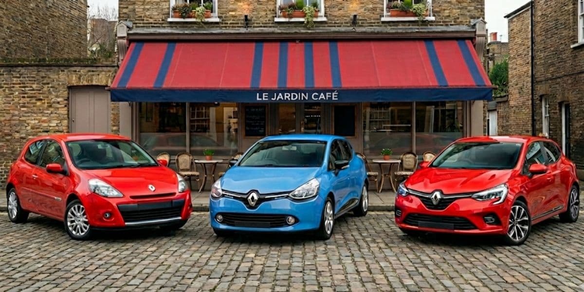 Comparison of Renault Clio Mk3, Mk4, and Mk5 generations