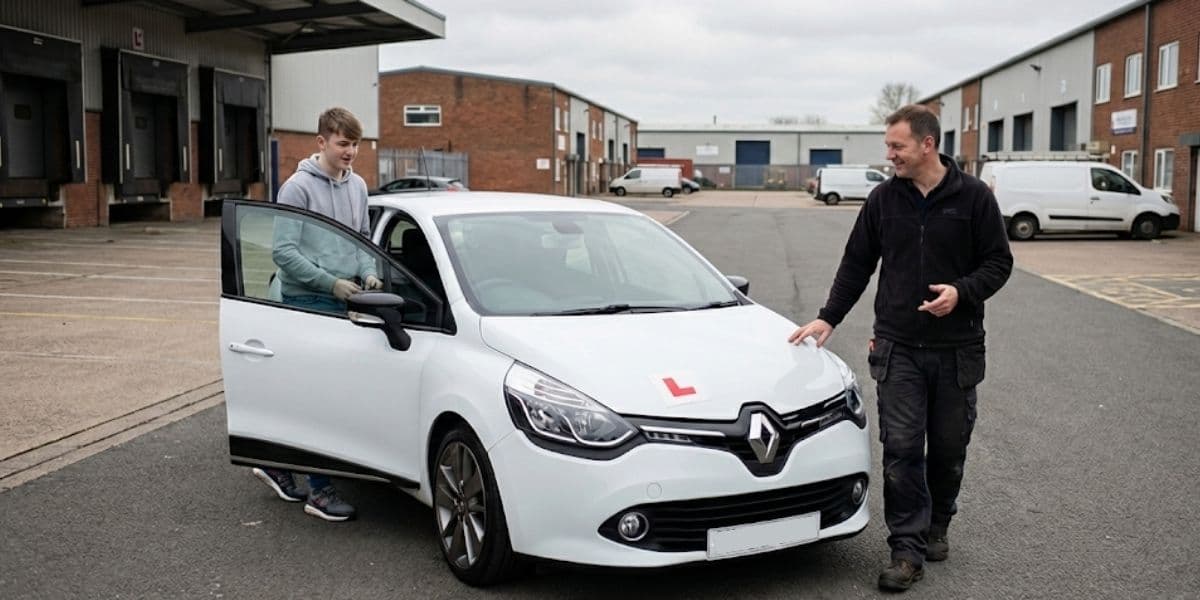 Renault Clio driving