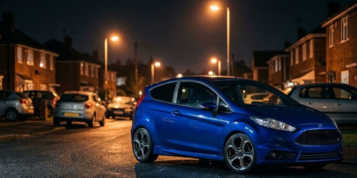 Ford Fiesta ST parked on a UK street