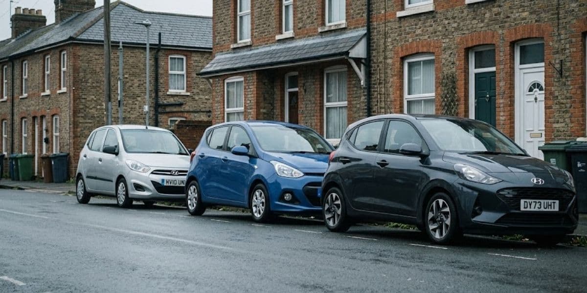 Hyundai i10 Mk1, Mk2 and Mk3 generation comparison