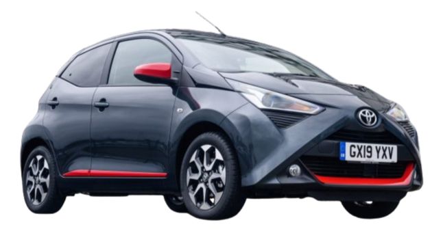 Picture of a black Toyota Aygo - insurance group 4-5 first car