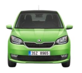 Picture of a Skoda Citigo in green - insurance group 1 first car