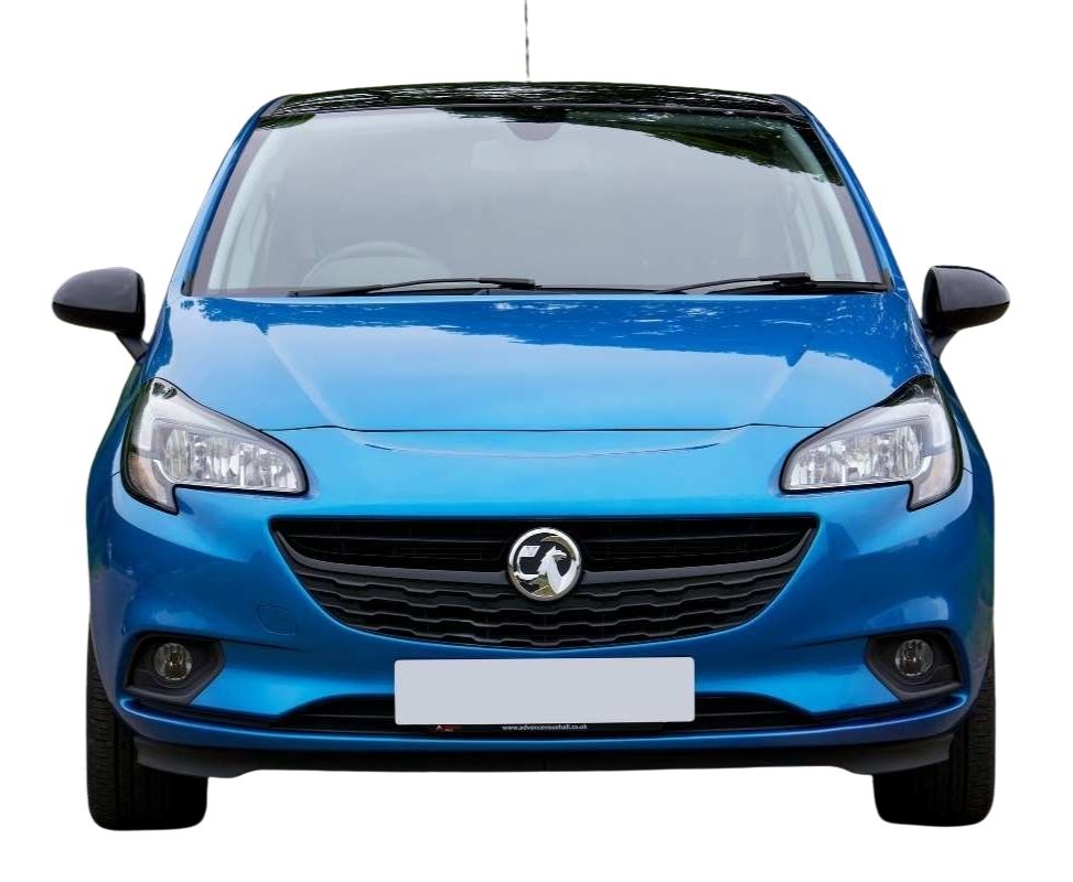 Picture of a Vauxhall Corsa in blue - insurance group 2-3 first car