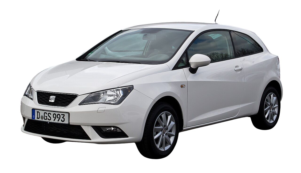 Picture of a white SEAT Ibiza - insurance group 8-10 first car