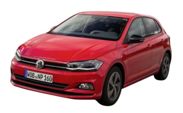 Picture of a red VW Polo - inusrance group 6-7 first car